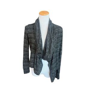 Womens Forever 21 Nubby Heathered Gray Open Cardigan - Sz S